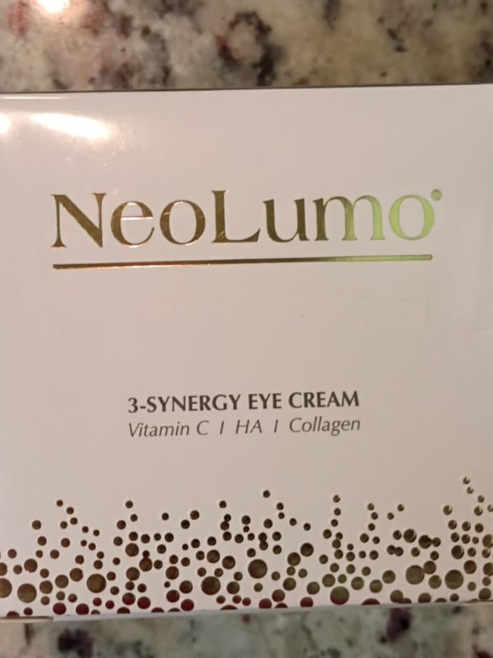 NEOLUMO 3-SYNERGY EYE CREAM-VITAMIN C+HA+COLLAGEN- 1.0 fl oz / 30 ml -NEW-SEALED